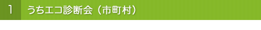 1.うちエコ診断会（市町村）